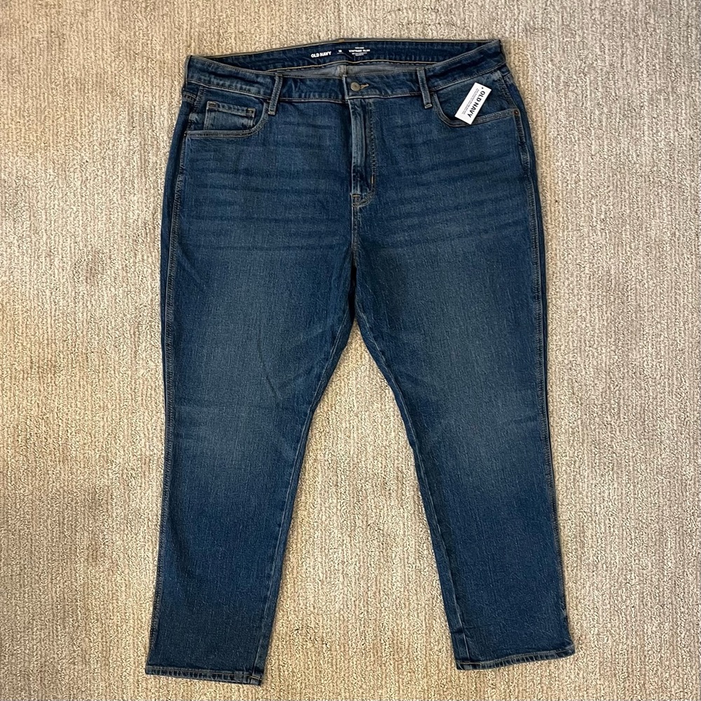 NWT Old Navy Women’s High Rise Vintage Slim Secret- Smooth Pockets 18 Petite